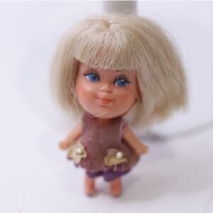 1960s, Liddle Kiddles, Lilac Locket, Doll, Purple Dress, Mattel, ~ 250929-WH 766